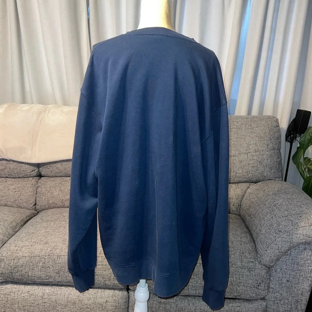 Fruit of the Loom Blue Medium Weight Soft Sweatshirt Size 2XL - Picture 3 of 5